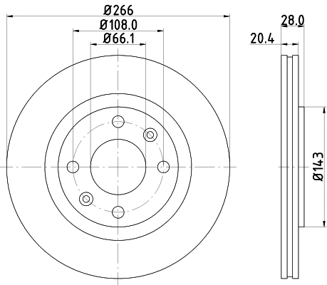 Brake Disc (PCD11492)