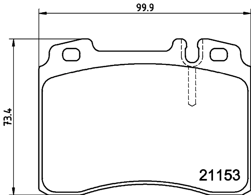 Brake Pad Set, disc brake (PCP2196)