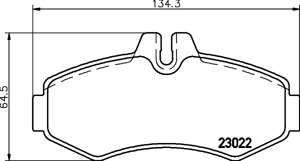 Brake Pad Set, disc brake (PCP1655)