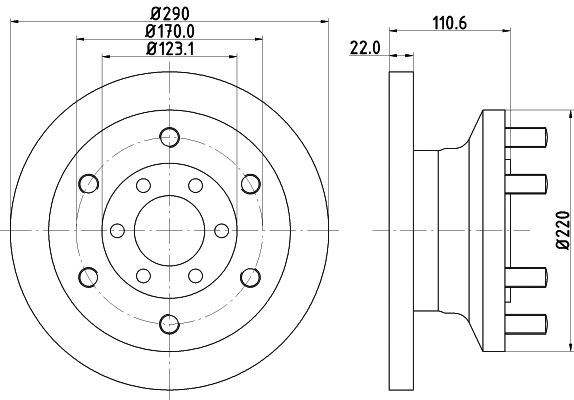 Brake Disc (CVD664)