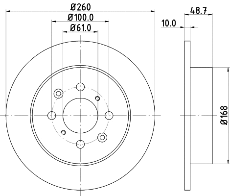Brake Disc (PCD13082)
