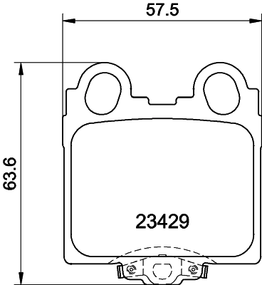 Brake Pad Set, disc brake (PCP2189)