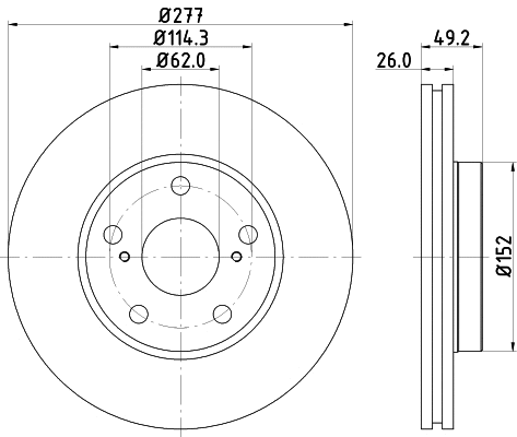 Brake Disc (PCD13052)