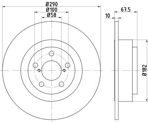 Brake Disc (PCD15612)