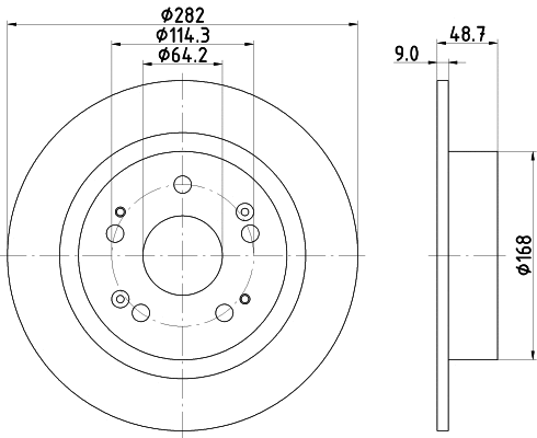 Brake Disc (PCD14532)