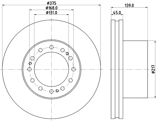 Brake Disc (CVD611)