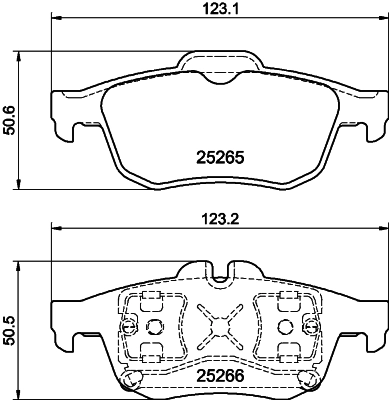 Brake Pad Set, disc brake (PCP1985)
