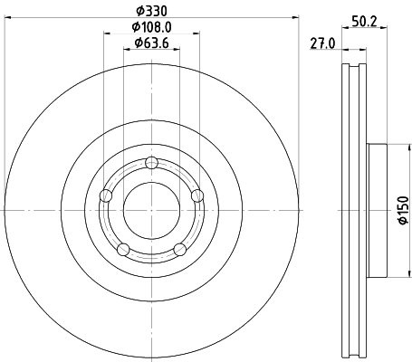 Brake Disc (PCD23341)