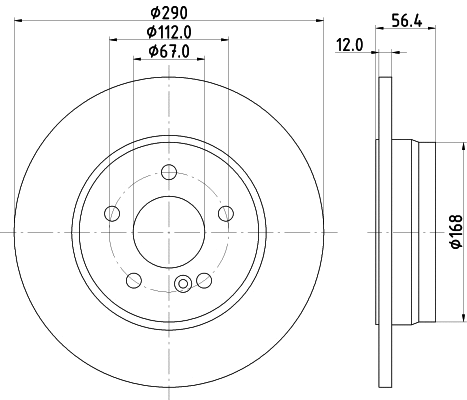 Brake Disc (PCD20922)