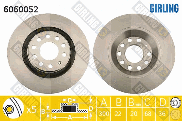 Brake Disc (6060052)
