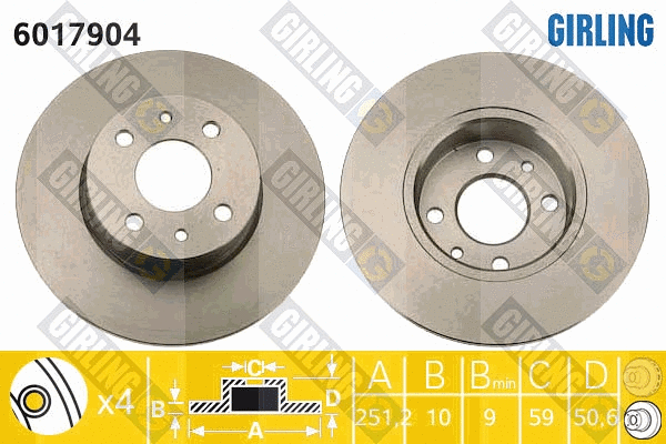 Brake Disc (6017904)