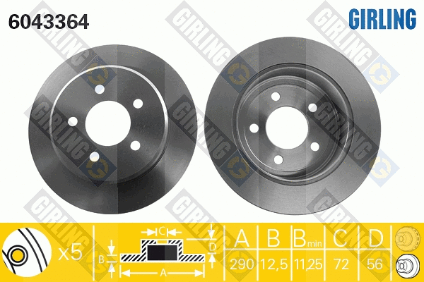 Brake Disc (6043364)