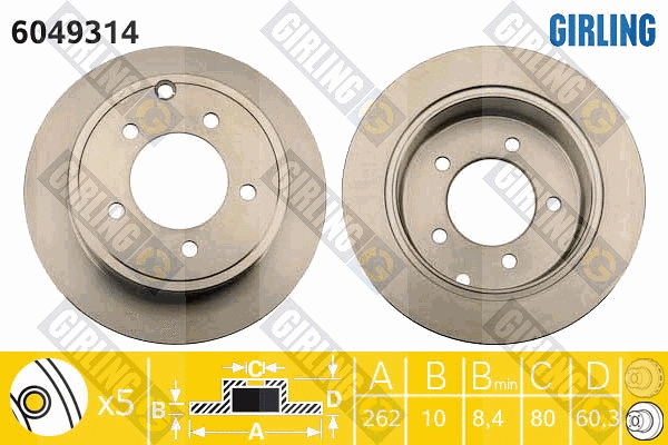 Brake Disc (6049314)