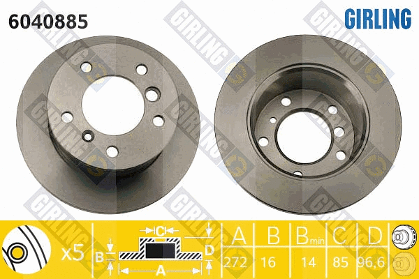 Brake Disc (6040885)