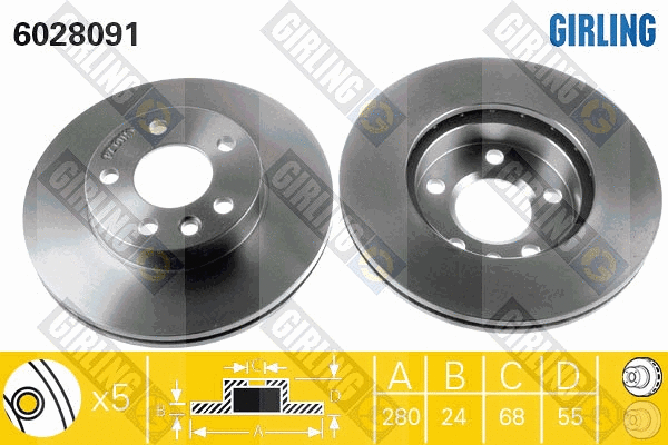 Brake Disc (6028091)