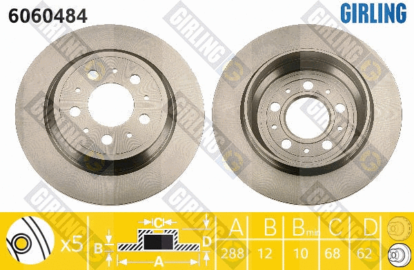 Brake Disc (6060484)