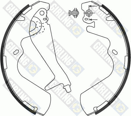 Brake Shoe Set (5186969)