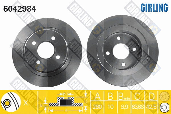 Brake Disc (6042984)