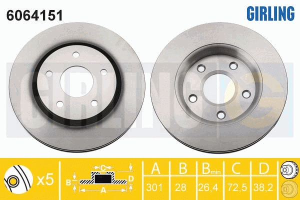 Brake Disc (6064151)