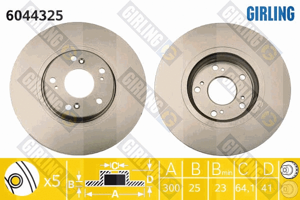 Brake Disc (6044325)