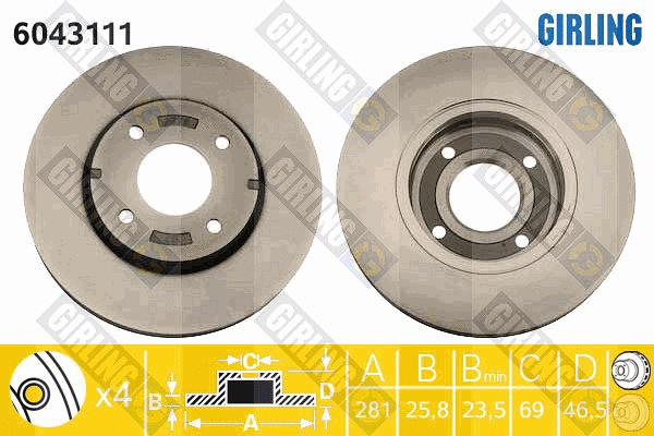 Brake Disc (6043111)