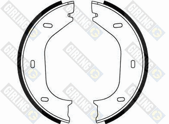 Brake Shoe Set, parking brake (5182192)