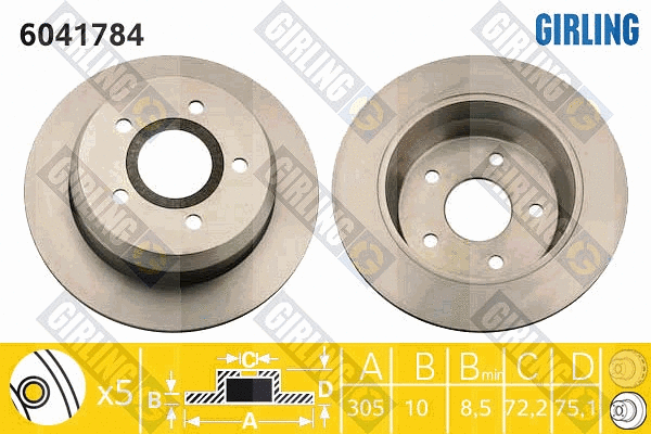 Brake Disc (6041784)