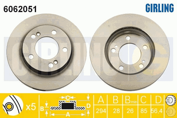 Brake Disc (6062051)