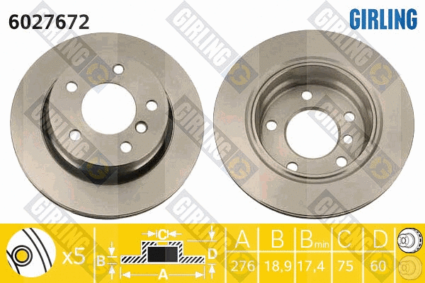 Brake Disc (6027672)