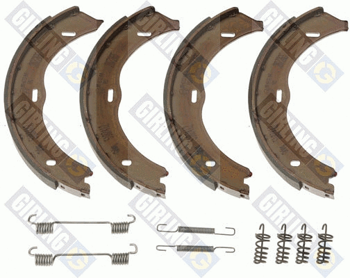 Brake Shoe Set, parking brake (5187412)