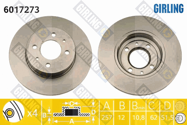 Brake Disc (6017273)