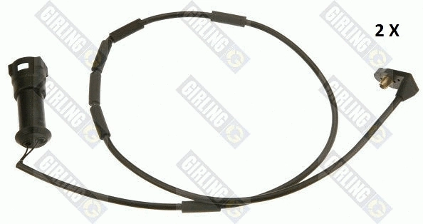 Warning Contact, brake pad wear (6328902)