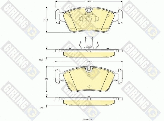Brake Kit, disc brake (6411102)