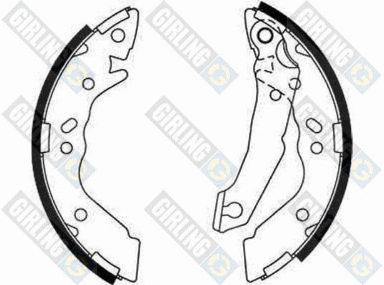 Brake Shoe Set (5186589)