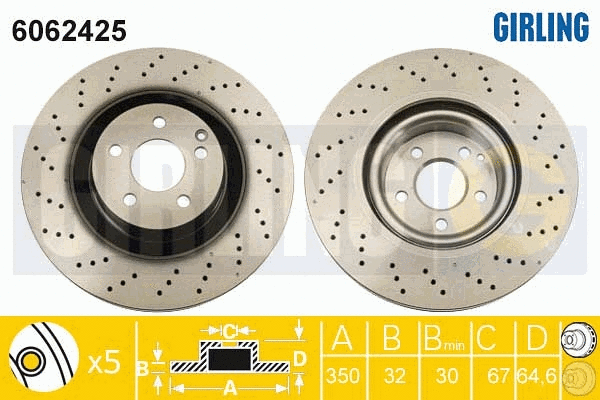 Brake Disc (6062425)