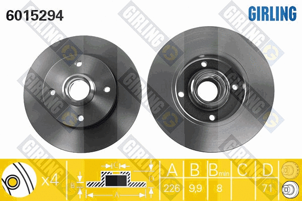 Brake Disc (6015294)