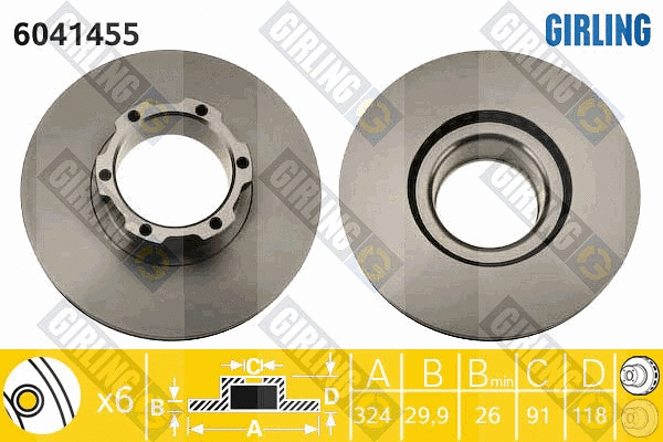 Brake Disc (6041455)