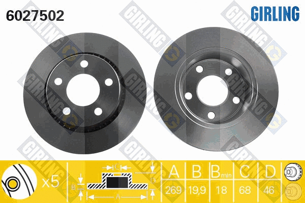 Brake Disc (6027502)