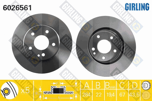 Brake Disc (6026561)