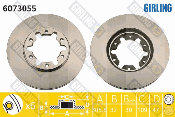 Brake Disc (6073055)