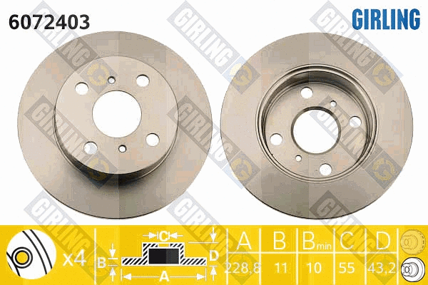 Brake Disc (6072403)