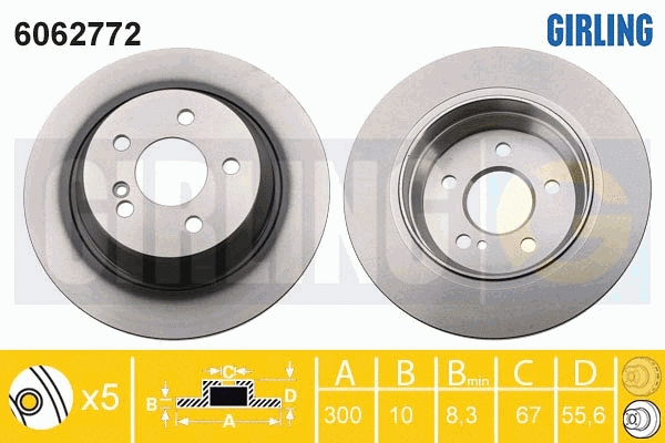 Brake Disc (6062772)