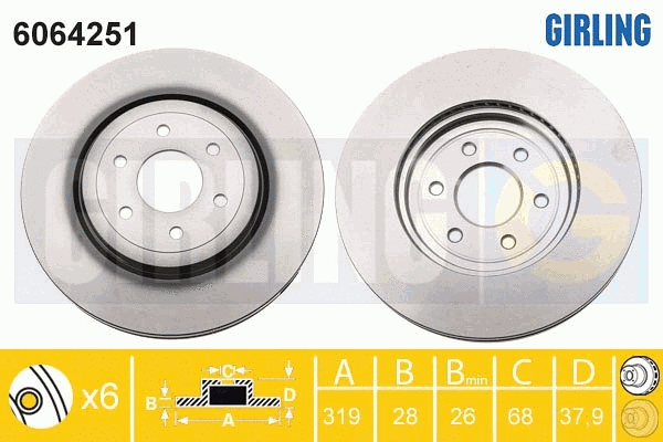 Brake Disc (6064251)