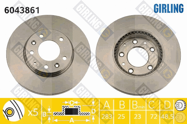 Brake Disc (6043861)