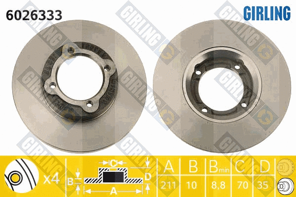 Brake Disc (6026333)