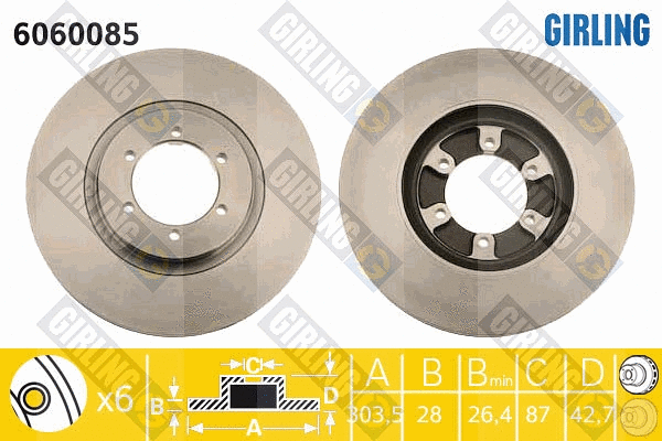 Brake Disc (6060085)
