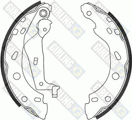 Brake Shoe Set (5186854)