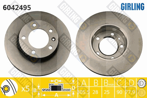 Brake Disc (6042495)