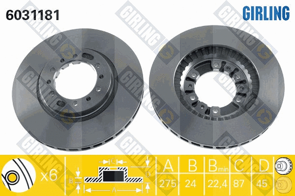Brake Disc (6031181)