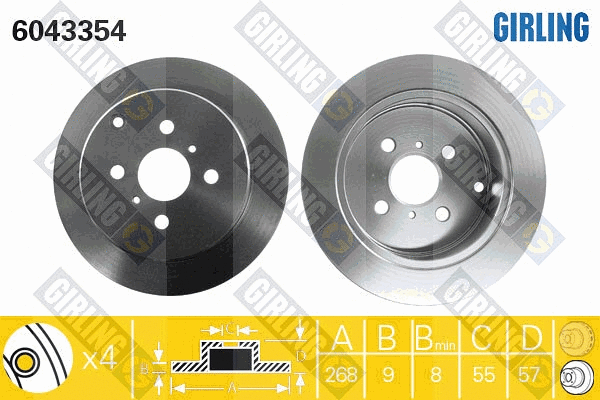 Brake Disc (6043354)